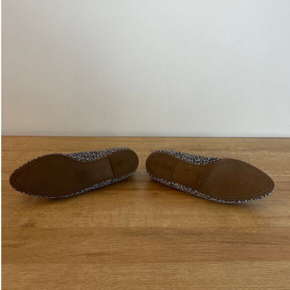 Lucky Brand Womens Archh Almond Toe Asymmetrical Ballet Flats Leopard Size 7 - Picture 7 of 7